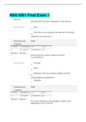 NSG 6001 Final Exam 1 Questions And Answers&lpar; Complete Solution&rpar;