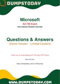 100%  Marks in Microsoft AZ-700 Exam in first attempt with AZ-700 Exam Dumps