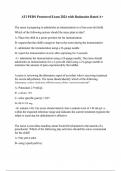 ATI PEDS Proctored Exam 2024 with Rationales Rated A&plus;