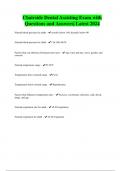 Chairside Dental Assisting Exam with Questions and Answers&vert; Latest 2024