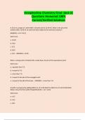 Straighterline Chemistry Final- deck 3&vert; Questions Answered 100&percnt; Correct&sol;Verified Solutions