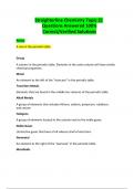 Straighterline Chemistry Topic 2&vert; Questions Answered 100&percnt; Correct&sol;Verified Solutions