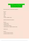 Chemistry Straighterline Final Exam &vert; Questions Answered 100&percnt; Correct&sol;Verified Solutions