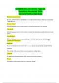 Straighterline Chemistry Topic 1&vert; Questions Answered 100&percnt; Correct&sol;Verified Solutions