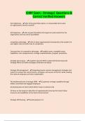 CHRP Exam - Strategy&vert; Questions & Correct Verified Answers