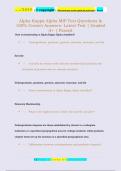 Alpha Kappa Alpha MIP Test Questions &  100&percnt; Correct Answers- Latest Test &vert; Graded  A&plus; &vert; Passed