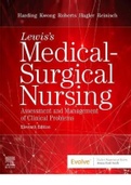 Lewis's Medical Surgical Nursing 11th Edition Testbank (Latest 2021)