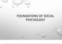 Exam Flashcards Foundation of Social Psychology | Summary of all readings