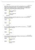 PHI 210 midterm Questions with Answers 