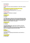 Final Diagnostics Exam