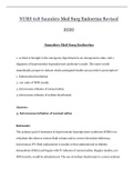 NURS 618 Saunders Med Surg Endocrine Revised 2020