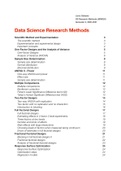 Summary DS Research Methods (JBM020) 2020/2021