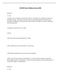 NURS 6512 Midterm Exam Questions and Answers