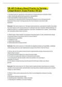 NR 449 Evidence-Based Practice in Nursing - &lpar;Comprehensive Exam Practice MCQ's&rpar;