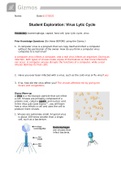 Gizmo Virus Lytic Cycle Student Exploration Sheet &vert; Student Exploration&colon; Virus Lytic Cycle &lpar;answered&rpar; Latest Summer 2021
