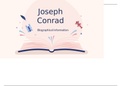 Joseph Conrad, biographical references