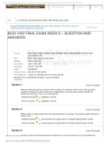 BUSI 1002 FINAL EXAM WEEK 6 – QUESTION AND ANSWERS ( LATEST UPDATE )