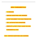 HESI RN Fundamentals Exam &lpar;15 Exam Sets&comma; 1000&plus; Q & A&comma; Newest-2021&rpar; &sol; RN HESI Fundamentals Exam &sol; Fundamentals HESI RN Exam &sol; Fundamentals RN HESI Exam &vert;Complete Document for HESI Exam
