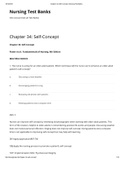 NUR 336 - Chapter 34:  Self-Concept - Nursing Test Banks. Questions and Answers. Rationales Provided.