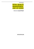 HCM TOTAL QUALITY MANAGEMENT AND SIX SIGMA