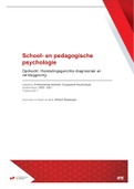 School- en pedagogische psychologie (practicum-taak)