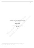 Assignment 2&colon; Well Child Comprehensive Focused Note
