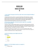 HSM 320 Quiz 2 Week 6 &lpar;latest A Grade&rpar; Questions and Answers