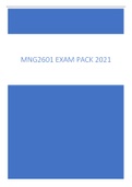 MNG2601 EXAM PACK 2021