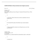 SCIN138 Week 2 Exam &lpar;timed and single access&rpar;