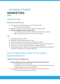 matric Business Studies Summary of Notes