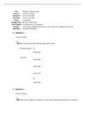 NURSU 3325 Module 1 Quiz&period;