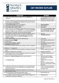 Exam &lpar;elaborations&rpar; Mursing and Midwifery Council-TOC &colon;CBT QNA&period; Version 15a