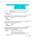 NURS-6521N-3&sol;NURS-6521C-3-Advanced Pharmacology 2020 Final Exam - Week 11 &lpar;100 out of 100 points&rpar; 