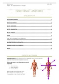 Samenvatting deel anatomie - inleiding tot de fysiologie en functionele anatomie 
