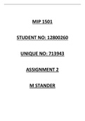 MIP1501 Assignment2