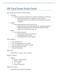 NSG 3047 - OB Final Exam Study Guide 2 real solution