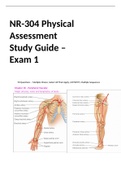 NR-304 Physical Assessment Study Guide 