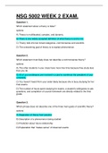 NSG 5002 &sol; NSG5002 WEEK 2 QUIZ&period;  QUESTIONS AND ANSWERS&period; 