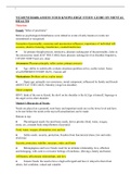 NU249&sol;NUR2488-ASSESS YOUR KNOWLEDGE STUDY GUIDE ON MENTAL HEALTHAL HEALTH Theorists&colon;