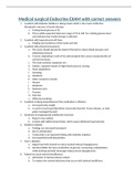     Medical surgical Endocrine EXAM with correct answers
