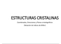 Estructuras cristalinas
