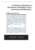 Test Bank for Marketing An Introduction 12th Edition by Gary Armstrong and Philip Kotler.