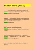 Nur114 Test5  &sol; Nutrition 114 Test 5&vert; Questions with Complete Solutions&vert; Version 1&period; 