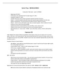 Senior Prep – NR446 & NR452 FAQ sheet Chamberlain College of Nursing