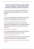 ATI PN CMS FUNDAMENTALS PROCTORED EXAM &lpar; VERSION 1 &rpar;72 QUESTIONS AND VERIFIED ANSWERS &vert;ALREADY GRADED A&plus;