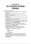 Class IX Economics Ch-1 Important Questions
