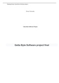 MGMT 404 Course Project: Getta Byte Software Project |Getta Byte Software project final.2020/2021|DeVry University