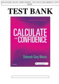 test bank CALCULATE WITH CONFIDENCE 7TH EDITION MORRIS 