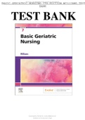 test bank basic-geriatric-nursing-7th-edition-williams-test-bank all chapters