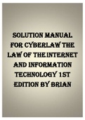 solution-manual-for-cyberlaw-the-law-of-the-internet-and-information-technology-1st-edition-by-brian